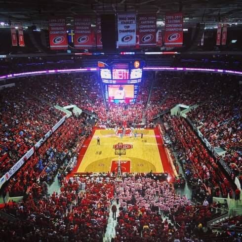 pnc arena home of the wolfpack